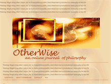 Tablet Screenshot of otherwise.philosophystudentassociation.com